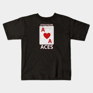 Defunct - Anaheim Aces Baseball Kids T-Shirt